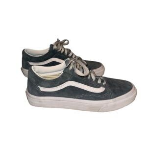Vans Charcoal and White Low-Top Sneakers